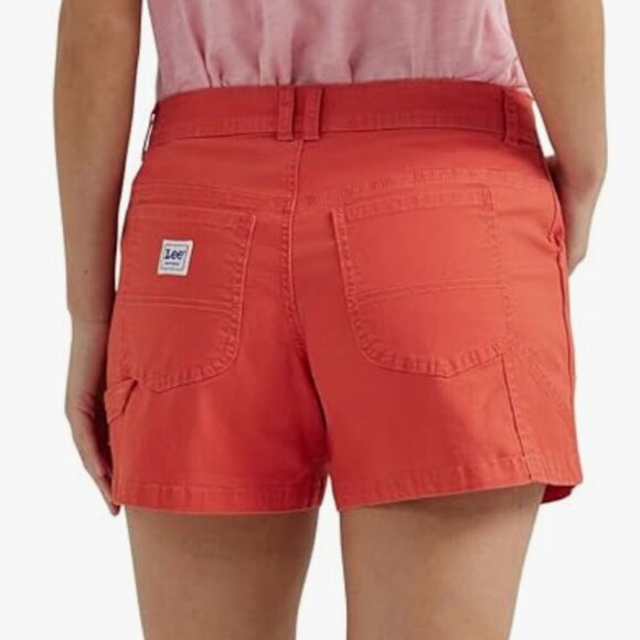 NWT Lee Women's Legendary Carpenter Short, poppy, 6 - Picture 3 of 3
